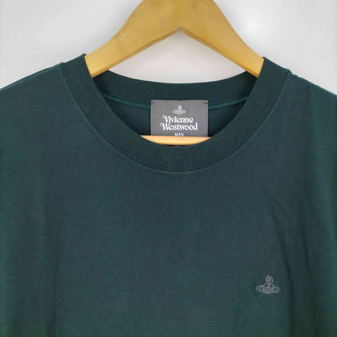 ヴィヴィアンウエストウッドマン Vivienne Westwood MAN オーブ刺繍 クルーネックTシャツ メンズ UK:42