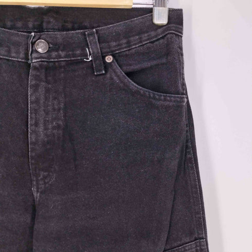 ディッキーズ Dickies 90S~00S 後染め ダブルニー ブラック デニム パンツ メンズ