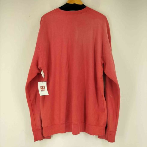 MOMOTOSE ダメージクルーネックスウェット メンズ JPN:L