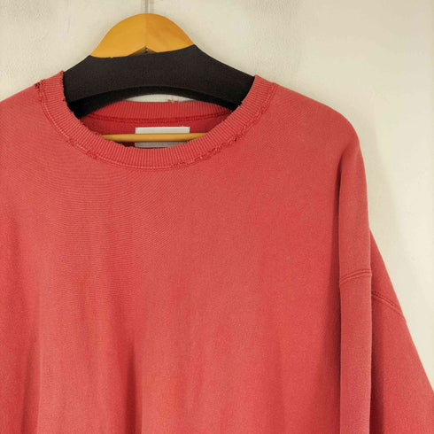 MOMOTOSE ダメージクルーネックスウェット メンズ JPN:L