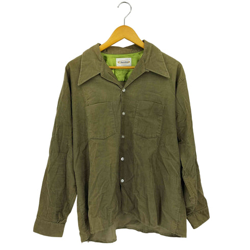 マンハッタン Manhattan 60s コーデュロイ 開襟 オープンカラー シャツ メンズ import:XL