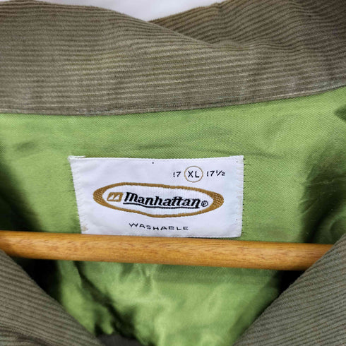 マンハッタン Manhattan 60s コーデュロイ 開襟 オープンカラー シャツ メンズ import:XL