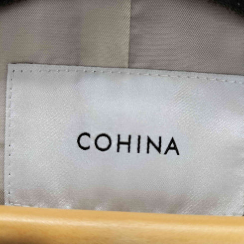 コヒナ COHINA アルパカシャギーダブルコート レディース FREE