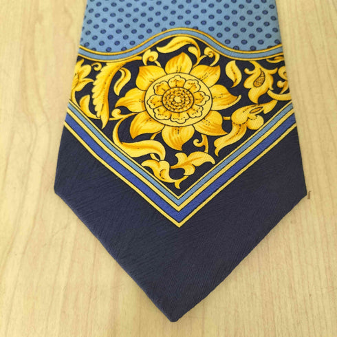 ジャンニヴェルサーチ GIANNI VERSACE ドット柄シルクネクタイ メンズ