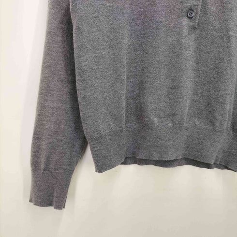 ザラ ZARA プレーンニットポロセーター レディース JPN:L