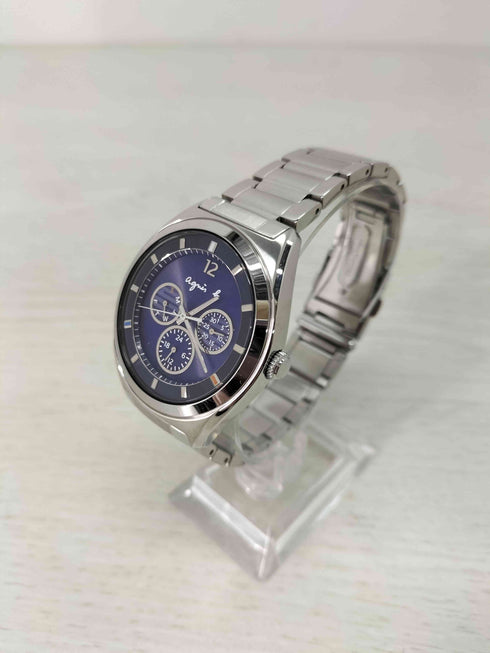 アニエスベー agnes b. V14J-0CG0 ソーラークロノ 腕時計 メンズ