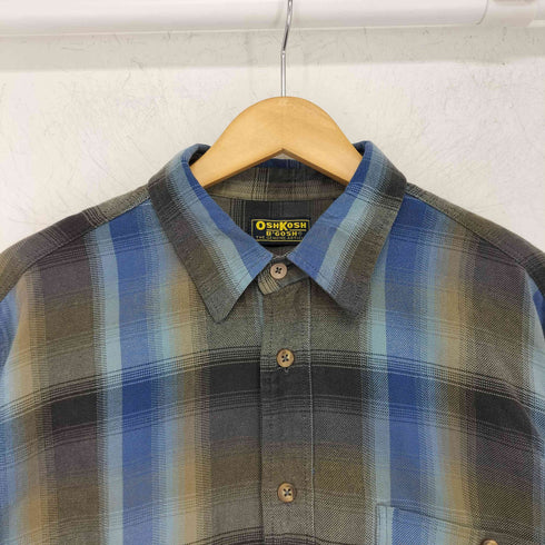 オシュコシュ OSHKOSH オンブレチェック 長袖 シャツ メンズ LT