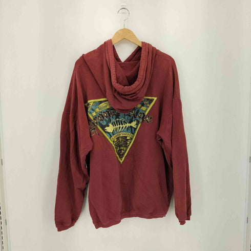 ブロンズ BRONZE 90s AGE USA製 両面プリント プルオーバーパーカー メンズ