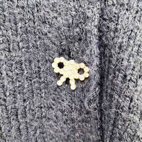 ザラ ZARA ネイビーリボンガーデ レディース import:S