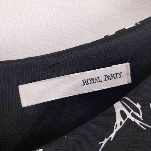 ロイヤルパーティー ROYAL PARTY 総柄 ロング ワンピース レディース FREE