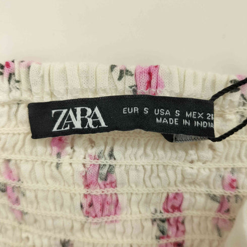 ザラ ZARA 花柄プリント キャミワンピース レディース import:S