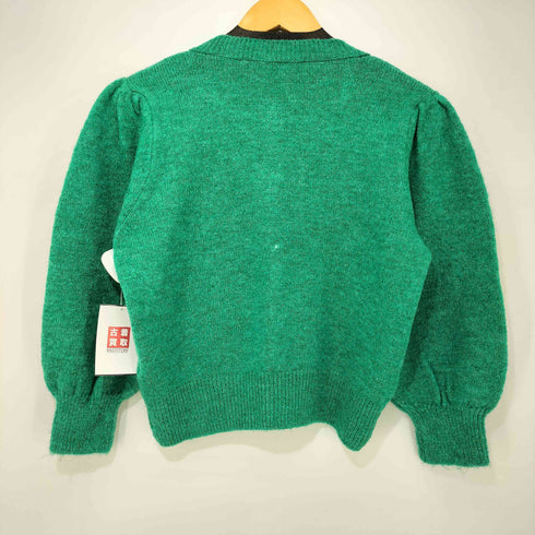 ザラ ZARA 花ボタン カーディガン レディース import:S