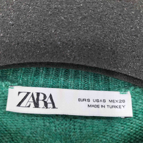 ザラ ZARA 花ボタン カーディガン レディース import:S