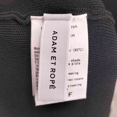 アダムエロペ Adam et Rope 25AW スクープネック フーディニット ワンピース レディース FREE
