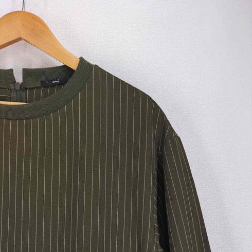 オズモーシス OSMOSIS 25AW ストライプ切替 ワンピース レディース ONE SIZE