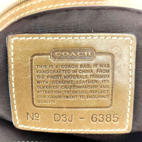 コーチ COACH 00S シグネチャー キャンバス レザー ワンショルダー バッグ レディース