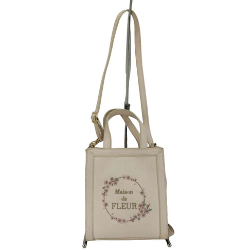 メゾンドフルール Maison de FLEUR sakura スクエア 2Way トートバッグ レディース