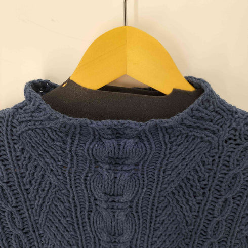 ローレンラルフローレン LAUREN RALPH LAUREN 90S リネンコットン ケーブルニット レディース import:S