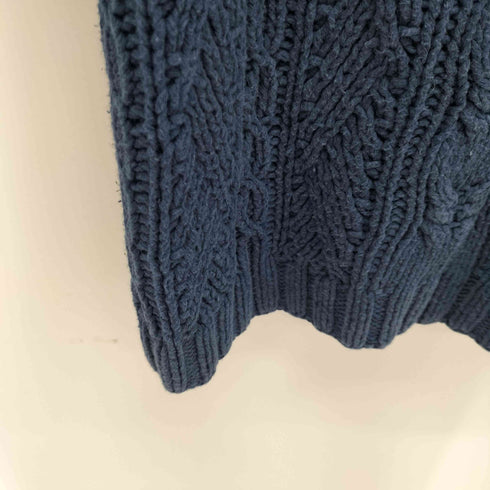 ローレンラルフローレン LAUREN RALPH LAUREN 90S リネンコットン ケーブルニット レディース import:S