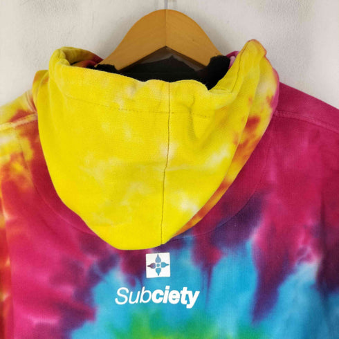 サブサエティ Subciety タイダイ フーディ メンズ JPN:L