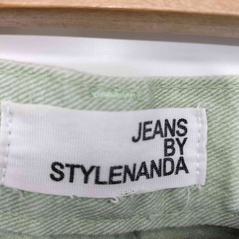 切替デザインデニムパンツ レディース JPN:S