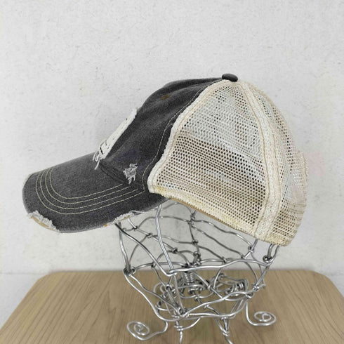 CAPE ダメージ加工デニムメッシュキャップ メンズ