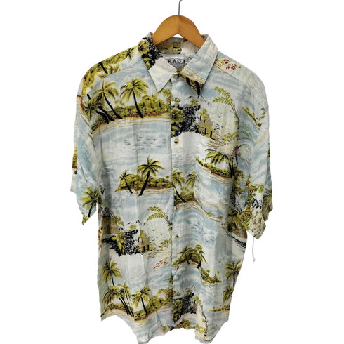 k.a.d レーヨン アロハシャツ メンズ import:L