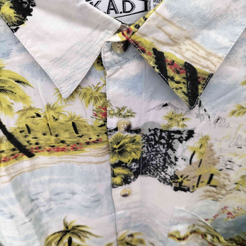k.a.d レーヨン アロハシャツ メンズ import:L