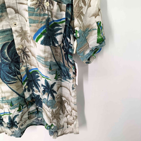 レーヨン アロハシャツ メンズ