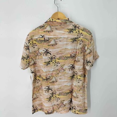 hemisphere レーヨン アロハシャツ メンズ import:M