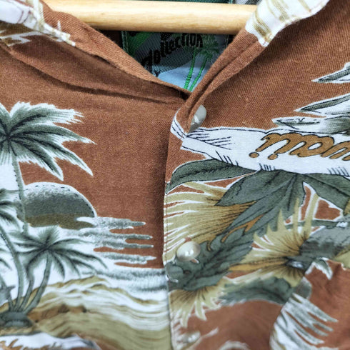 fuerent collection レーヨン アロハシャツ メンズ import:M