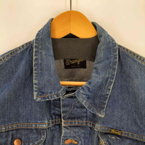 ラングラー Wrangler 70s 黒タグ USA製 124MJ デニムトラッカージャケット メンズ JPN:44