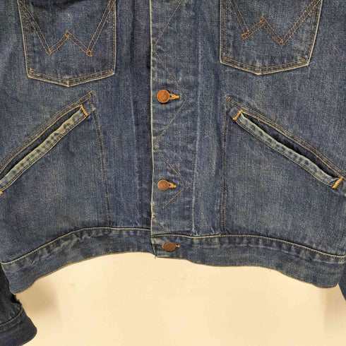 ラングラー Wrangler 70s 黒タグ USA製 124MJ デニムトラッカージャケット メンズ JPN:44