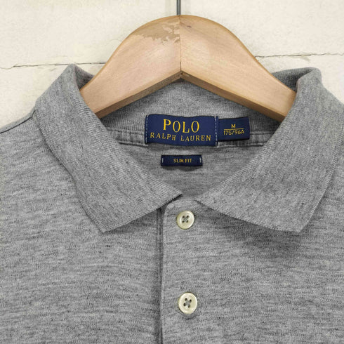 ポロラルフローレン POLO RALPH LAUREN ポニー刺繍 カットソー地 ポロシャツ メンズ import:M