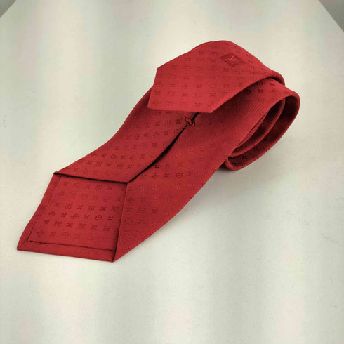 ルイヴィトン LOUIS VUITTON シルク100総柄ネクタイ メンズ