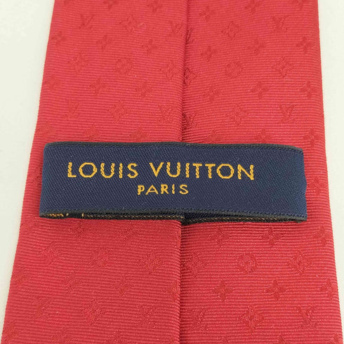 ルイヴィトン LOUIS VUITTON シルク100総柄ネクタイ メンズ