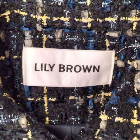 リリーブラウン Lily Brown ラメツイードジャケット レディース ONE SIZE