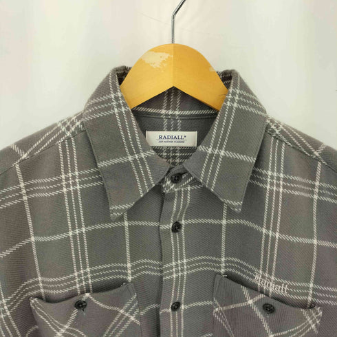ラディアル RADIALL CUTLASS - REGULAR COLLARED SHIRT フランネルチェック シャツ メンズ