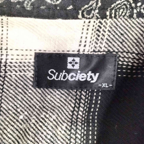 サブサエティ Subciety オンブレ シャツ メンズ JPN:XL
