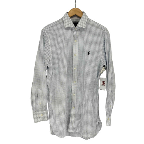 ポロラルフローレン POLO RALPH LAUREN slim fit グラフチェック ホリゾンタルカラーシャツ メンズ 15 1/2-32/33