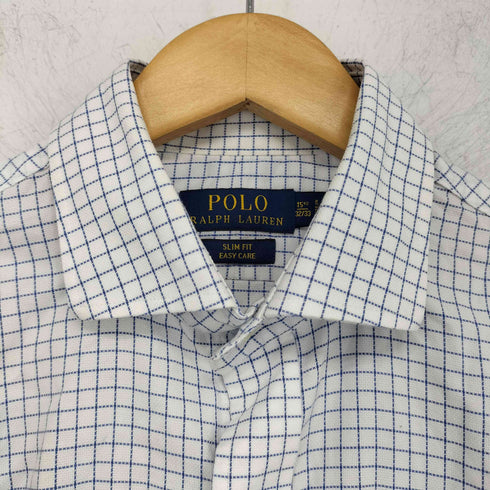 ポロラルフローレン POLO RALPH LAUREN slim fit グラフチェック ホリゾンタルカラーシャツ メンズ 15 1/2-32/33