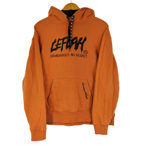 レフラー Leflah フロントプリントプルオーバーパーカー メンズ JPN:L