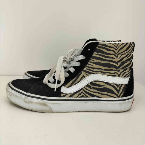 バンズ VANS SKATE 8 HI スケート ハイ ゼブラ ハイカット スニーカー レディース JPN:23.5