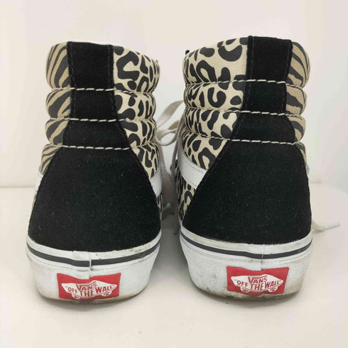 バンズ VANS SKATE 8 HI スケート ハイ ゼブラ ハイカット スニーカー レディース JPN:23.5