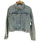 ザラ ZARA RIPPED DENIM JACKET ダメージ デニム ジャケット レディース import:XS