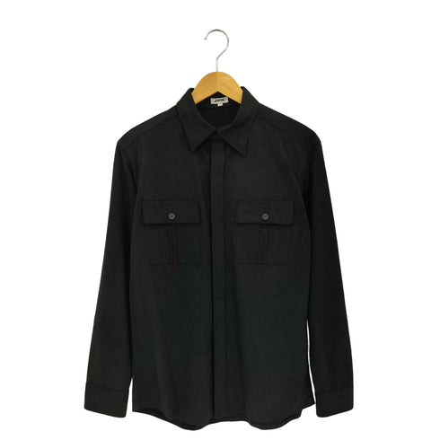 ジュンメン JUN MEN 80-90s スウェード スエード 比翼 長袖 ワークシャツ メンズ JPN:M