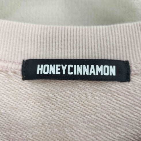 ハニーシナモン Honey Cinnamon プリント クルーネック スウェット レディース FREE