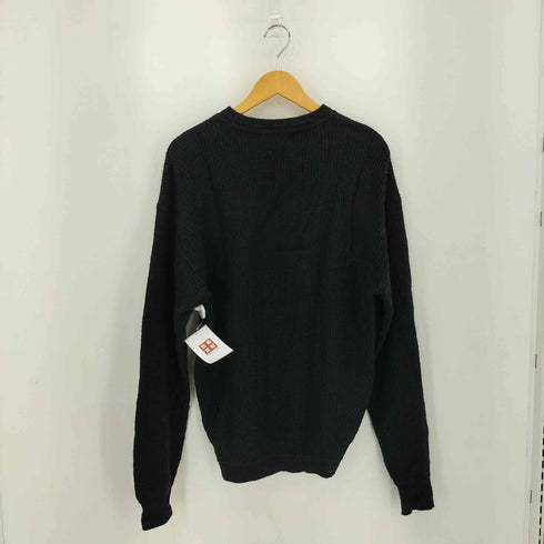 ジュンメン JUN MEN 80-90s フロントロゴ クルーネック ウール ニット メンズ