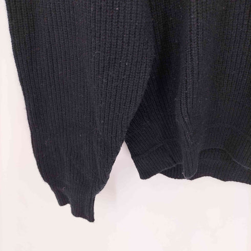 ジュンメン JUN MEN 80-90s フロントロゴ クルーネック ウール ニット メンズ