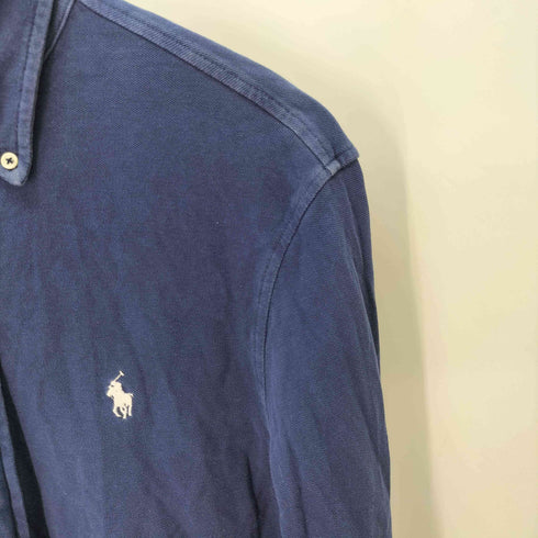 ラルフローレン RALPH LAUREN ポニー刺繍 鹿の子 BDシャツ featherweight mesh メンズ import:S